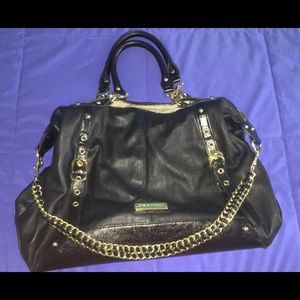 Steve Madden Black Leather Purse